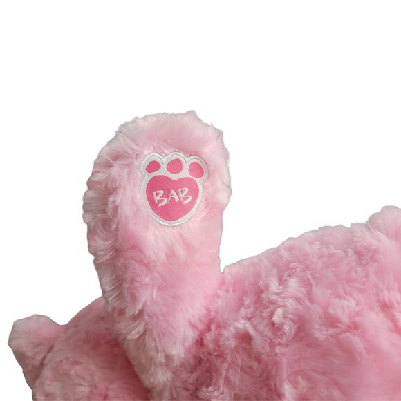 Build a Bear Pink Teddy Bear 16 inch Plush Smiling Stuffed Animal BAB Toy Lovey - Picture 3 of 8